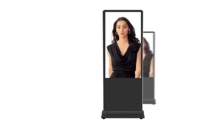 55 Zoll bodenstehender LCD-Digitalrahmen, ultradünne vertikale Werbemaschine, Touchscreen-Display, China-TV