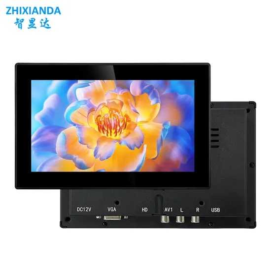 10,4-Zoll-Flachbildschirm, rahmenloser, wasserdichter, kapazitiver Touchscreen-Monitor