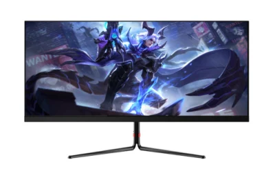 OEM Großhandel 29-Zoll-Monitor Schwarzer Flachbildschirm 21: 9 Hairtail-Bildschirm Rahmenloses FHD-LED-LCD-Display V+H Office Home School CCTV-Gaming-Computermonitor