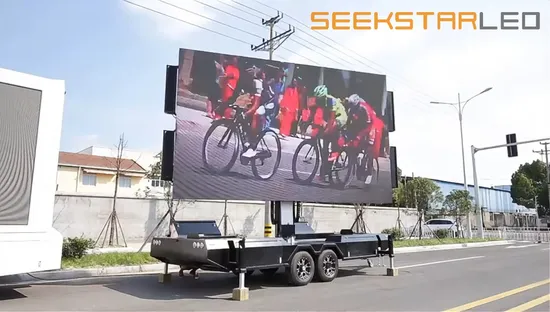 Riesige LED-Anzeigetafel für Werbung